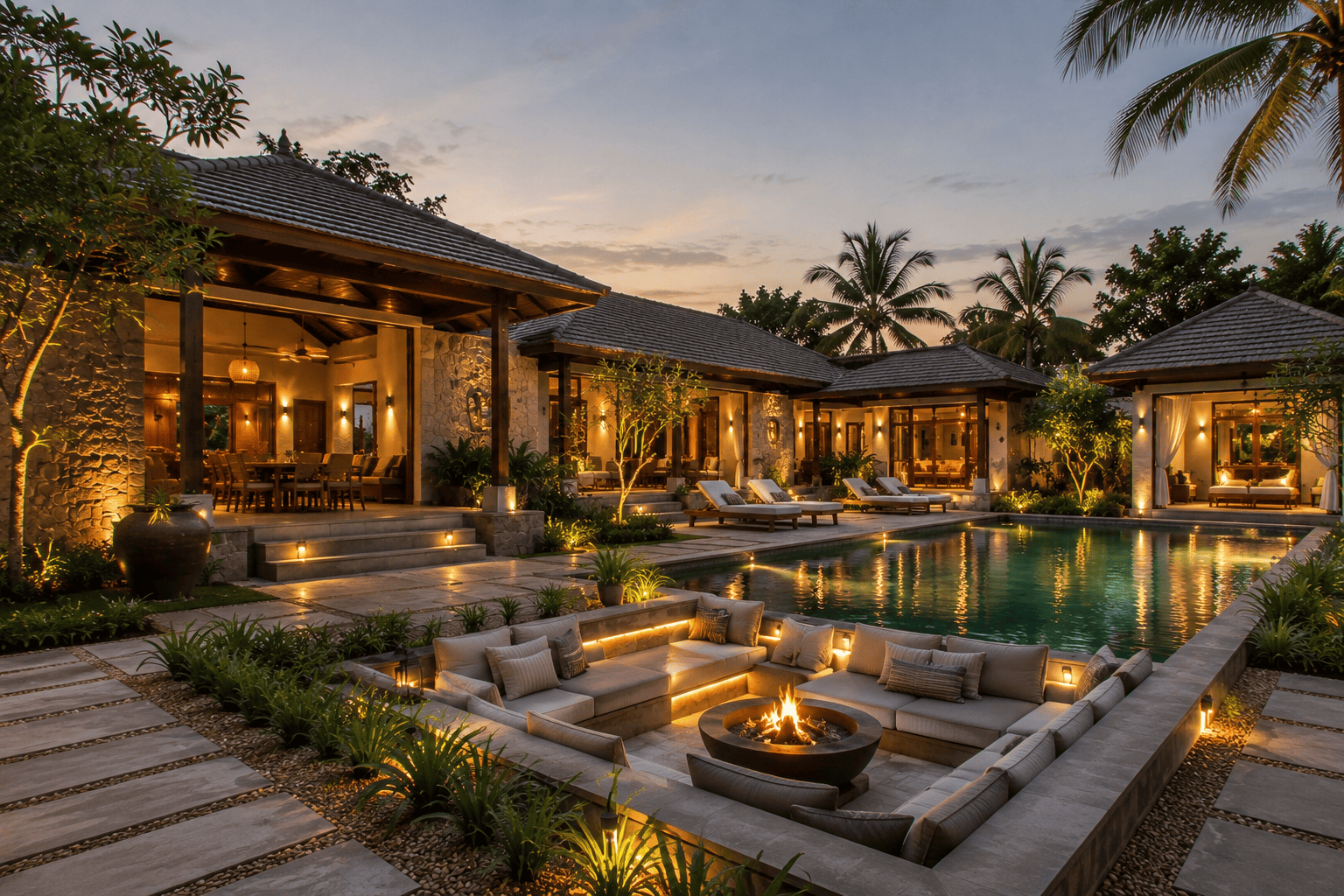 Contemporary Indian Farmhouse Design by AMR BuildScape